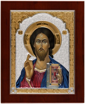 Ікона срібна Ekklesia Спаситель (23x27,9 см.) (6687/4WMCO)