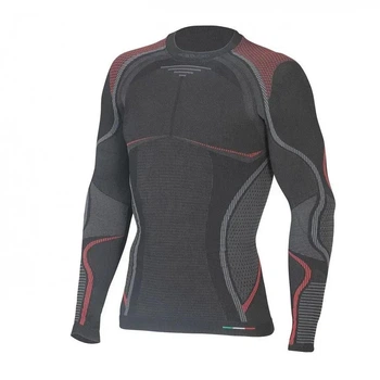 Термолонгслів чоловічий Accapi Ergowool з довгим рукавом Black/Orange ML (AA901 6630)