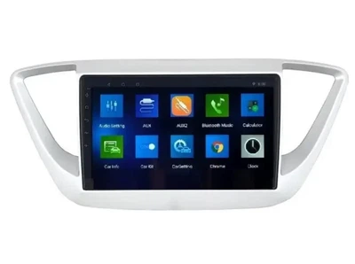 Штатная автомагнитола с навигацией Gps для автомобилей Hyundai Accent 2017 9 дюймов Android 10.1 4 ГБ 32 ГБ