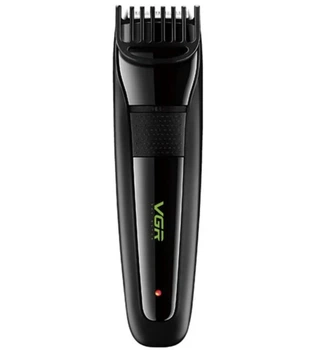Машинка для стрижки волос Vgr V015 беспроводная пять V с USB зарядкой триммер аккумуляторный черного цвета