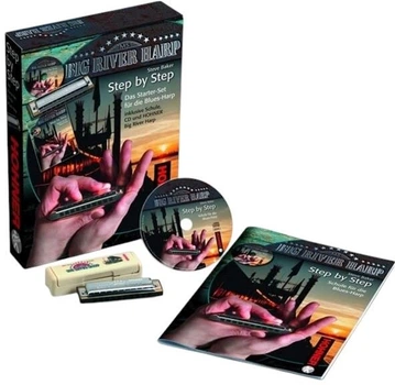 Губна гармошка Hohner Step by Step Blues Starter M91401 Big River Harp C-major (R114331)