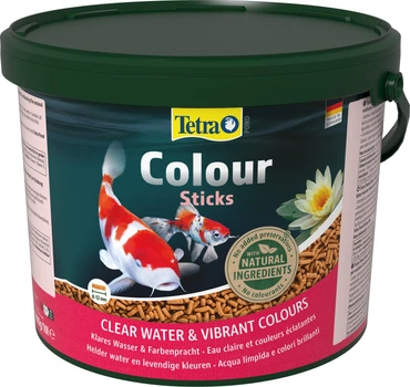 Корм Tetra Pond Colour Sticks для всіх ставкових риб, для яскравості забарвлення, 10 л (палички)