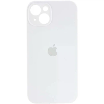 Чохол Silicone Premium case з захистом камери для iPhone 14 Full Camera Protective white 9856