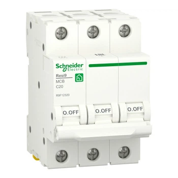 Автоматический выключатель Schneider Electric 3P 25A C 6kA Resi9 R9F12325