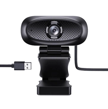Веб камера HOCO DI11 USB web camera with Audio Focus, 2KHD, 4Mpx, 1.5m, black