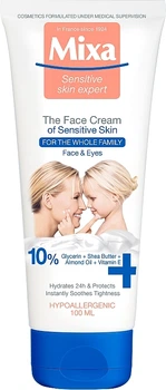 Крем для лица для всей семьи Mixa Sensitive Skin Expert Face Cream Of Sensative Skin 100ml (904917-773044379-2)