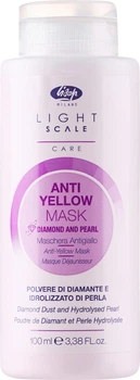 Маска проти жовтизни волосся з фіолетовими пігментами - Lisap Light Scale Anti Yellow Mask