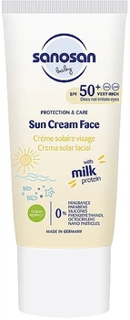 Детский солнцезащитный крем для лица SPF 50+ - Sanosan Baby 30ml (1292812-573806254-2)