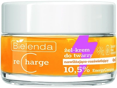 Зволожуючий та освітлювальний гель-крем для обличчя 4в1 - ​​Bielenda Recharge 50ml (1307673-1805675385-2)