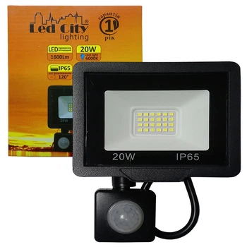 Прожектор LPS-S-20C Slim ДР 20W 1600Lm SMD 24LED 6000K 230V(118*145*25) IP65 чорний Led City