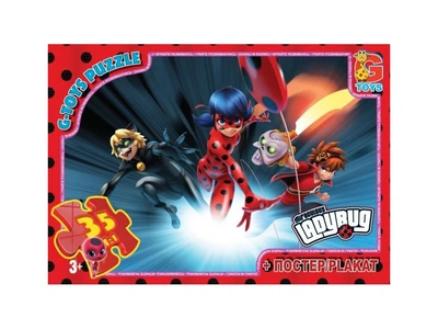 Пазлы ТМ G-Toys из серии Леди Баг 35 элементов LB1001 Разноцветный shop (4824687633063)