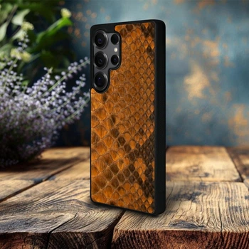 Накладка SkinBacker Mini Python Scales для Samsung Galaxy S25 Ultra Коричневый (79557)