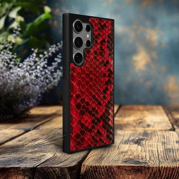 Накладка SkinBacker Mini Python Scales для Samsung Galaxy S24 Ultra Красный (79546)