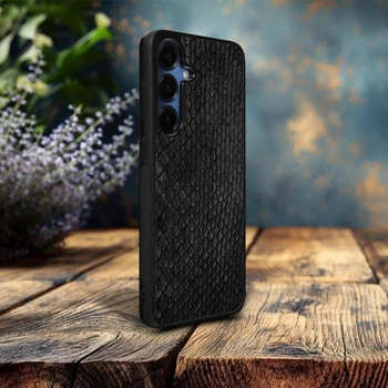 Накладка SkinBacker Mini Python Scales для Samsung Galaxy S25 Plus Чёрный (79556)
