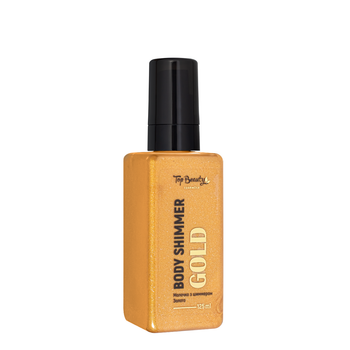 Шиммер-молочко для тіла Top Beauty Body Shimmer, 125 мл, Gold Золотий
