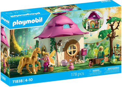 Zestaw zabawek dla dzieci Playmobil Przytulny dom wróżek i złoty jednorożec (71838) (4008789718389)