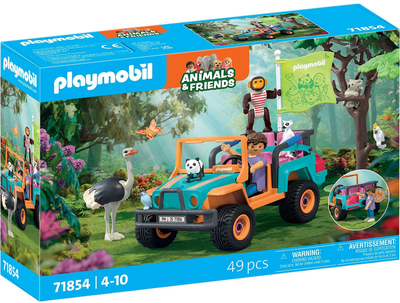 Zestaw zabawek dla dzieci Playmobil Kolorowe auto terenowe (71854) (4008789718549)