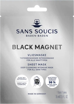 Маска тканинна Sans Soucis Black Magnet Очищувальна 16 мл (4086200254159)