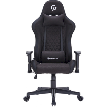 Компьютерное кресло для геймера GamePro GC700 L Fabric RGB Black (GC700FB)