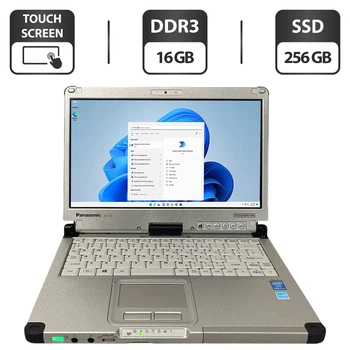 Защищенный ноутбук Panasonic Toughbook CF-C2 / 12.5" (1366x768) IPS Touch / Intel Core i5-4300U (2 (4) ядра по 1.9 - 2.9 GHz) / 16 GB DDR3 / 256 GB SSD / Intel HD Graphics 4400 / WebCam / Стилус б/у