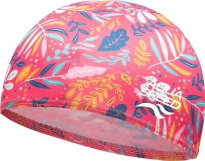 Шапка для плавання Aqua Speed BABY CAP PRINT 61718 756-03 One Size Рожева (5905718617180)