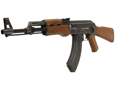 Страйкбольний Дитячий Автомат Калашнікова АК-47 Cyma на кульках 6 мм, 87 см, метал та пластик Коричневий
