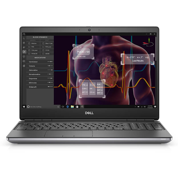 Ноутбук 17.3" DELL Precision 7750: Intel Core i7-10750H, 16GB, SSD 512GB, nVidia Quadro RTX 5000, IPS, Full HD, Key Light - Б/В
