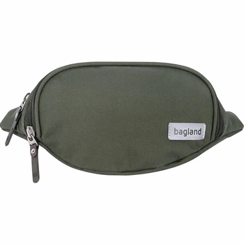 Сумка на пояс бананка Bagland 0020266 Bella 2л. Хакі 13x21x5 см