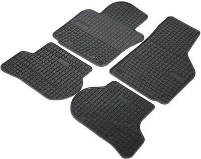 Комплект автомобільних килимків Frogum Basic El Toro для Seat Leon II 2005–2012 / Seat Toleдля III 2004–2009 / Skoda Octavia II 2004–2013 / Volkswagen Golf V 2003–2008 / Volkswagen Golf VI 2008–2012 Чорний 4 шт (5906764032781)