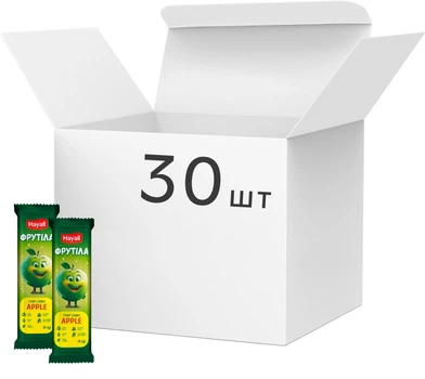 Упаковка фруктових цукерок Hayali Фрутіла Яблуко 14 г х 30 шт (4867754343229)