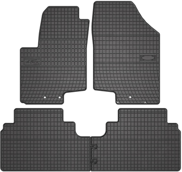 Dywaniki samochodowe Frogum Basic El Toro do Hyundai ix20 2010–2019 / Kia Venga 2009–2019 Czarne 4 szt (5906764032866)