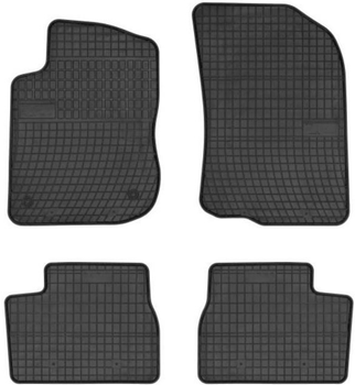 Комплект автомобільних килимків Frogum Basic El Toro для Peugeot 208 від 2012 / Peugeot 2008 від 2013 / Peugeot 5008 2009–2017 Чорний 4 шт (5907377540571)