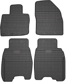 Комплект автомобільних килимків Frogum Basic El Toro для Honda Civic VIII hatchback 2006–2011 Чорний 4 шт (5907377541387)