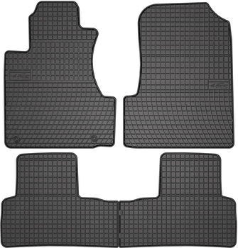 Комплект автомобільних килимків Frogum Basic El Toro для Honda CR-V III 2007–2012 Чорний 4 шт (5907377541233)