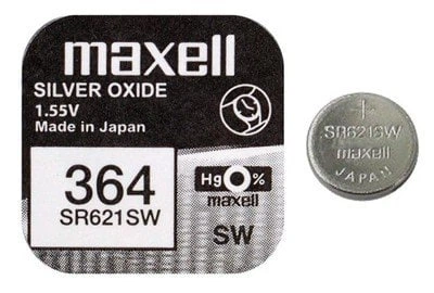 Литиевая батарейка Maxell SR-621AG1/SW364 Silver
