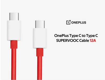 Кабель быстрой зарядки OnePlus DL152 Type-C to Type-C Warp Charge SuperVooc 12A 150W 1м Красный