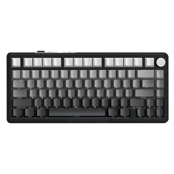 Бездротова механічна клавіатура Attack SHARK X85 (82 клавіші, BT, 2.4 Гц, USB Type-C, Gradient Black)