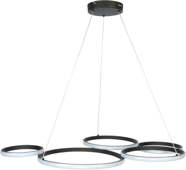 Люстра Berger 7023-PL-58 Black LED 58 Вт 4000К для кухни, спальни, прихожей