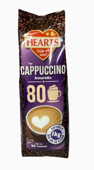Капучіно Hearts Cappuccino Amaretto зі смаком амаретто 1 кг (523)