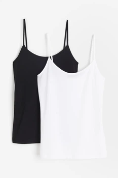 Майка (2шт) H&M XXL белый, черный 2077368702