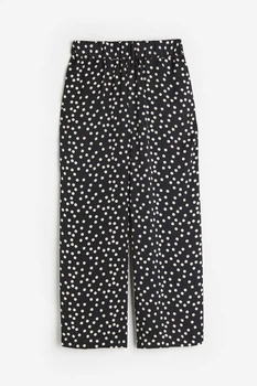 Брюки H&M 38 черный горох 3071145760