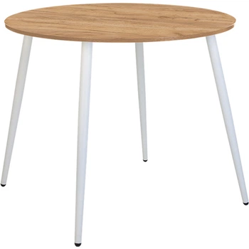 Обеденный стол Nowy Styl MODERN ordf LITE WHITE (18) D900x750 4L Дуб золотой