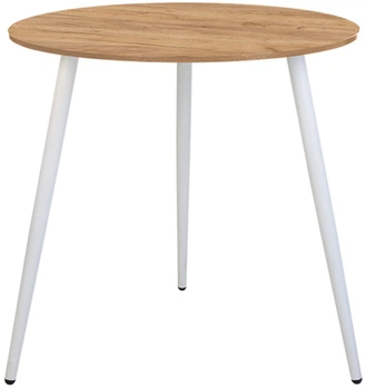 Обеденный стол Nowy Styl MODERN ordf LITE WHITE (18) D700x750 Дуб золотой