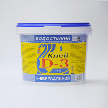 Клей D3 ИРКОМ, 3 кг, белый