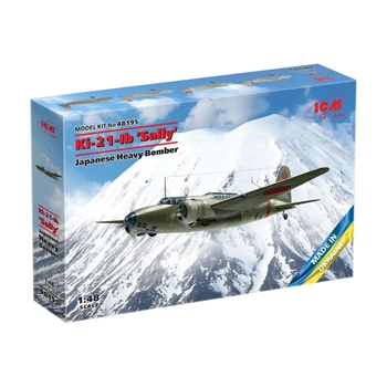 Сборная модель ICM Ki-21-Ib "Sally", японский тяжелый бомбардировщик 48195