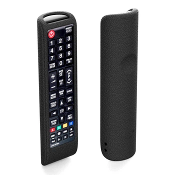 Чехол силиконовый для пульта SAMSUNG (маленький корпус) черный Prime Tech PREMIUM [DIST-3179]