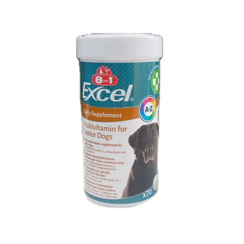 Витамины для пожилых собак 8in1 Excel Multi Vitamin Senior 70 табл