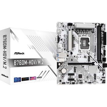 Материнская плата ASRock B760M-HDV/M.2 Socket 1700