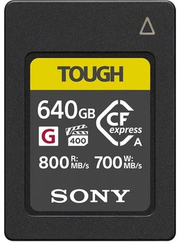 Карта пам’яті Sony CFexpress Type A 640GB R800/W700 Tough 295549