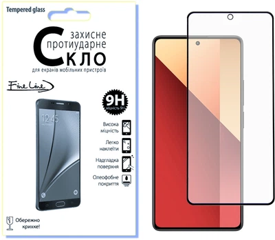 Захисне скло для смартфона Xiaomi Redmi Note 13 Pro 4G FINE LINE Black (FL-TGFG-338)